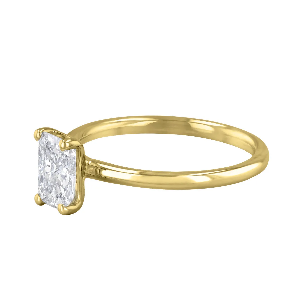 0-50ct Sofia Radiant Cut Diamond Solitaire Engagement Ring | 18ct Yellow Gold