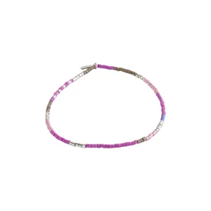 ALISON bracelet purple, silver-plated
