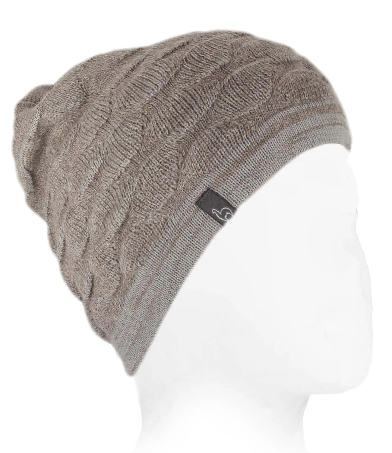Alpaca Beanie Hat - Ripple