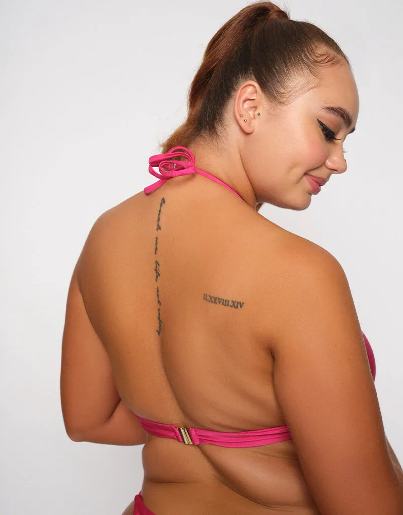 Ann Summers Club Tropicana Bikini Top Pink