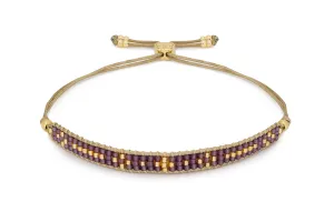 Aslan Gold Mulberry Beaded Friendship Bracelet