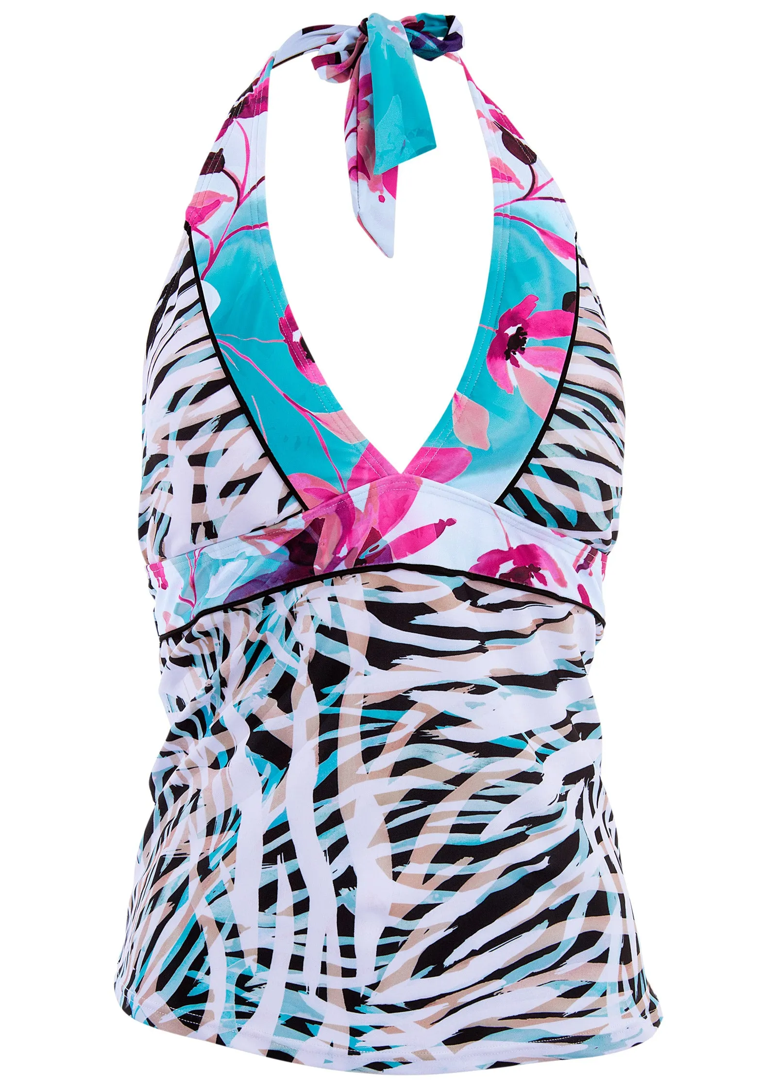 Athens Tankini - Lush Zebra
