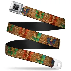 BD Wings Logo CLOSE-UP Full Color Black Silver Seatbelt Belt - TJ-Fairy Nail Biter Webbing