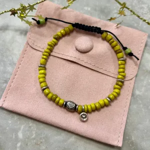 Bright & Heartfelt Yellow Bracelet