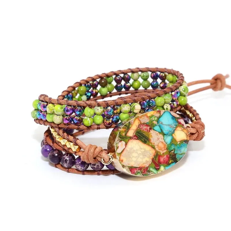 Calming Earth Wrap Bracelet