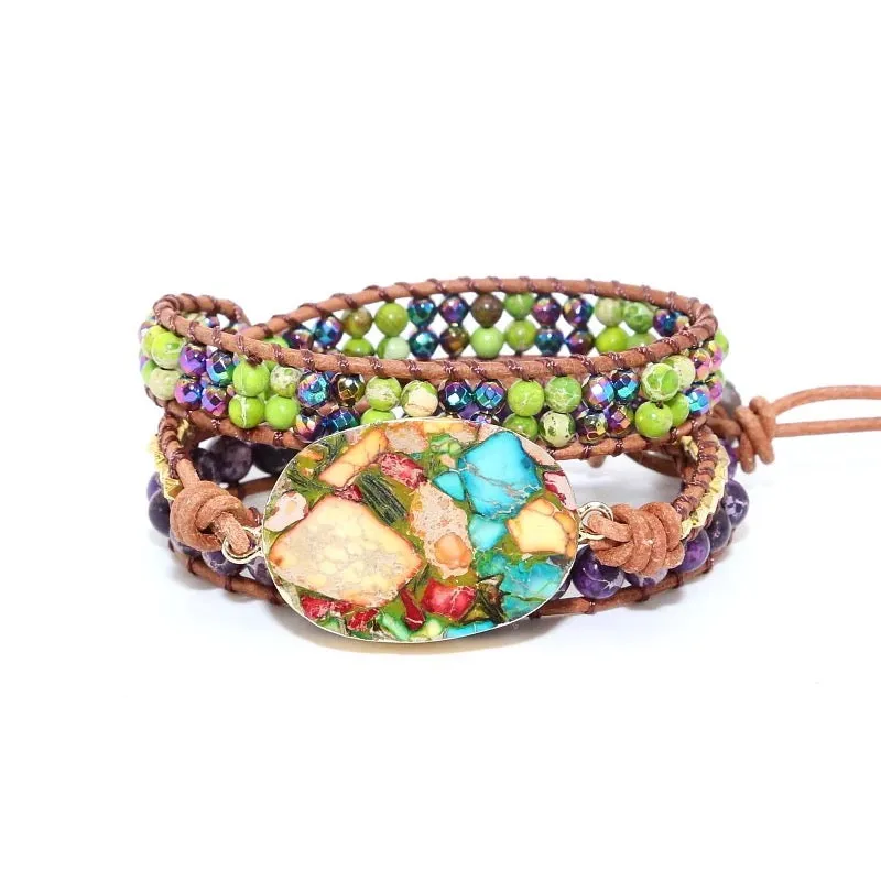Calming Earth Wrap Bracelet