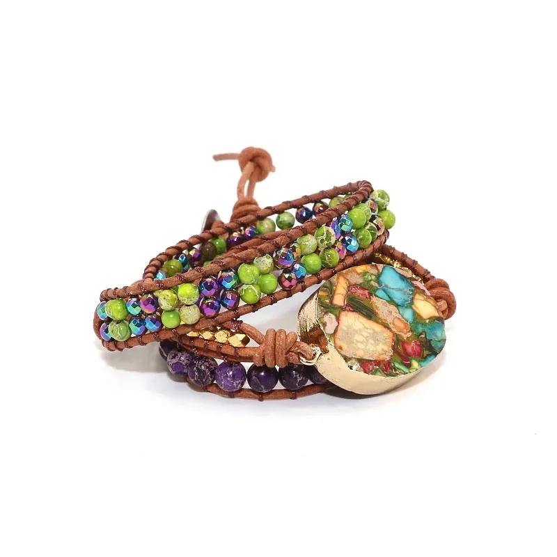 Calming Earth Wrap Bracelet
