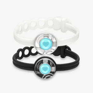 Candy Wave Touch Bracelets (Black White)