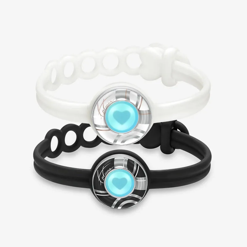 Candy Wave Touch Bracelets (Black White)