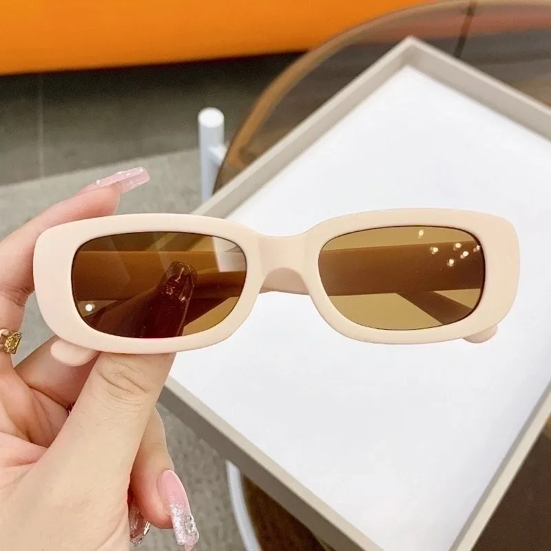 Cartoon Style Square Ac Square Full Frame Kids Sunglasses