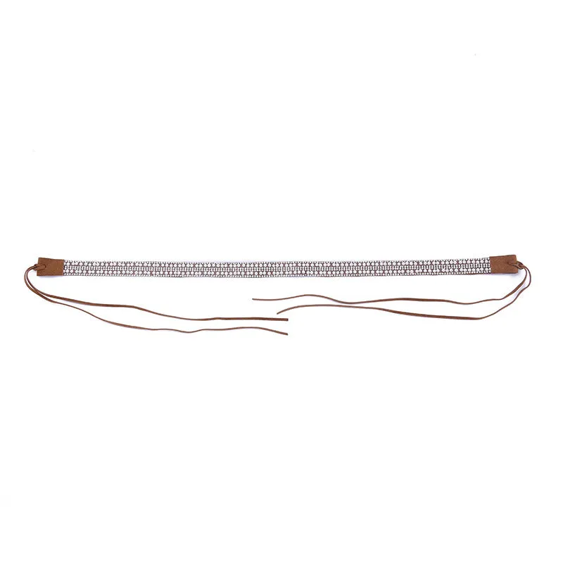 Distinctive Rhinestone Hat Band