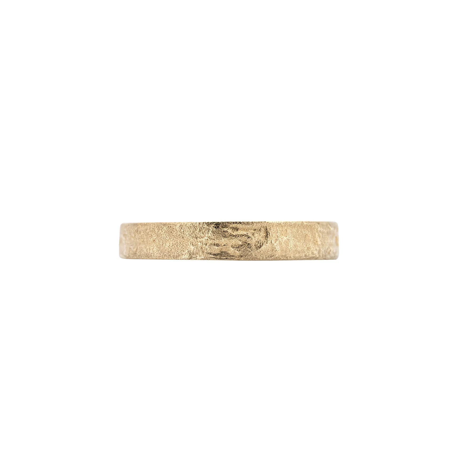 Driftwood 4mm Wedding Band - 14k Gold