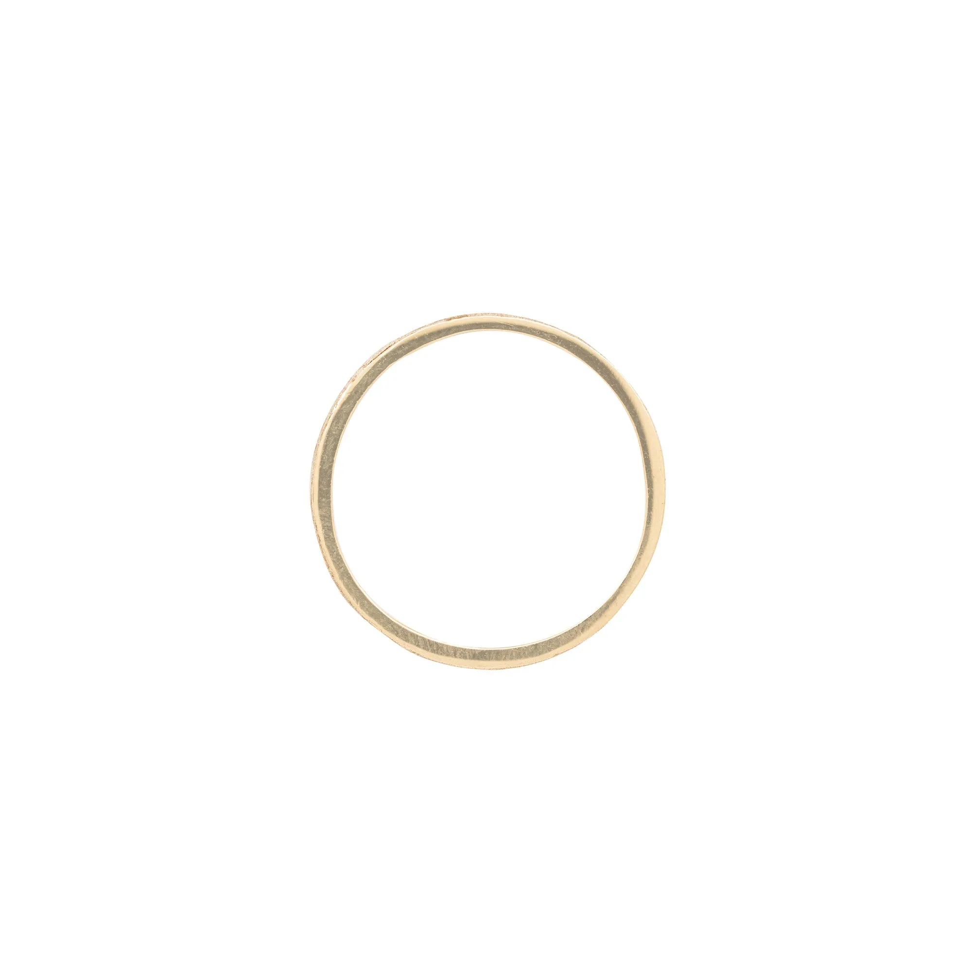 Driftwood 4mm Wedding Band - 14k Gold