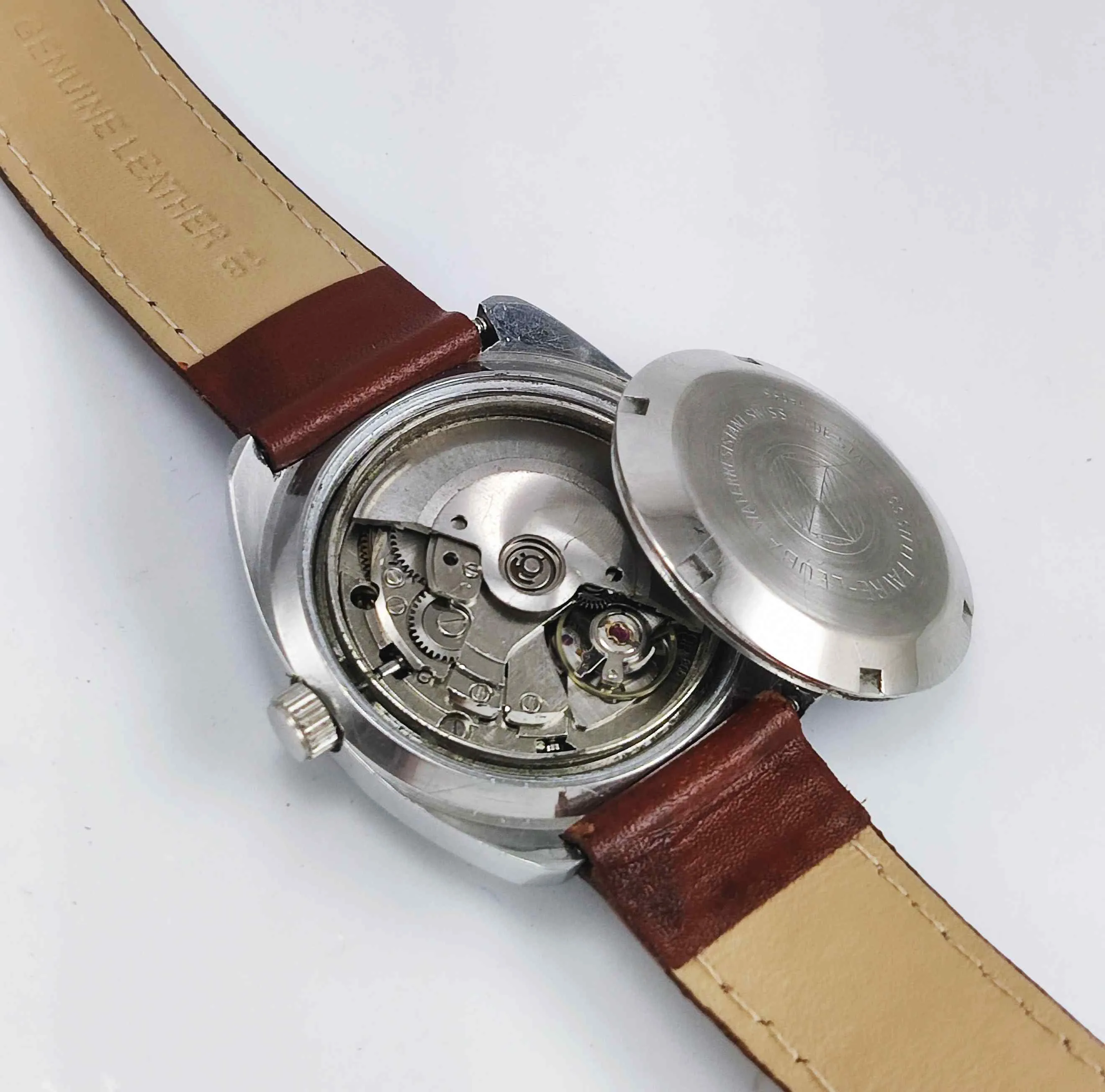 Favre Leuba Geneve 908 Silver Dial Automatic 25 Jewels Men's Wrist Watch