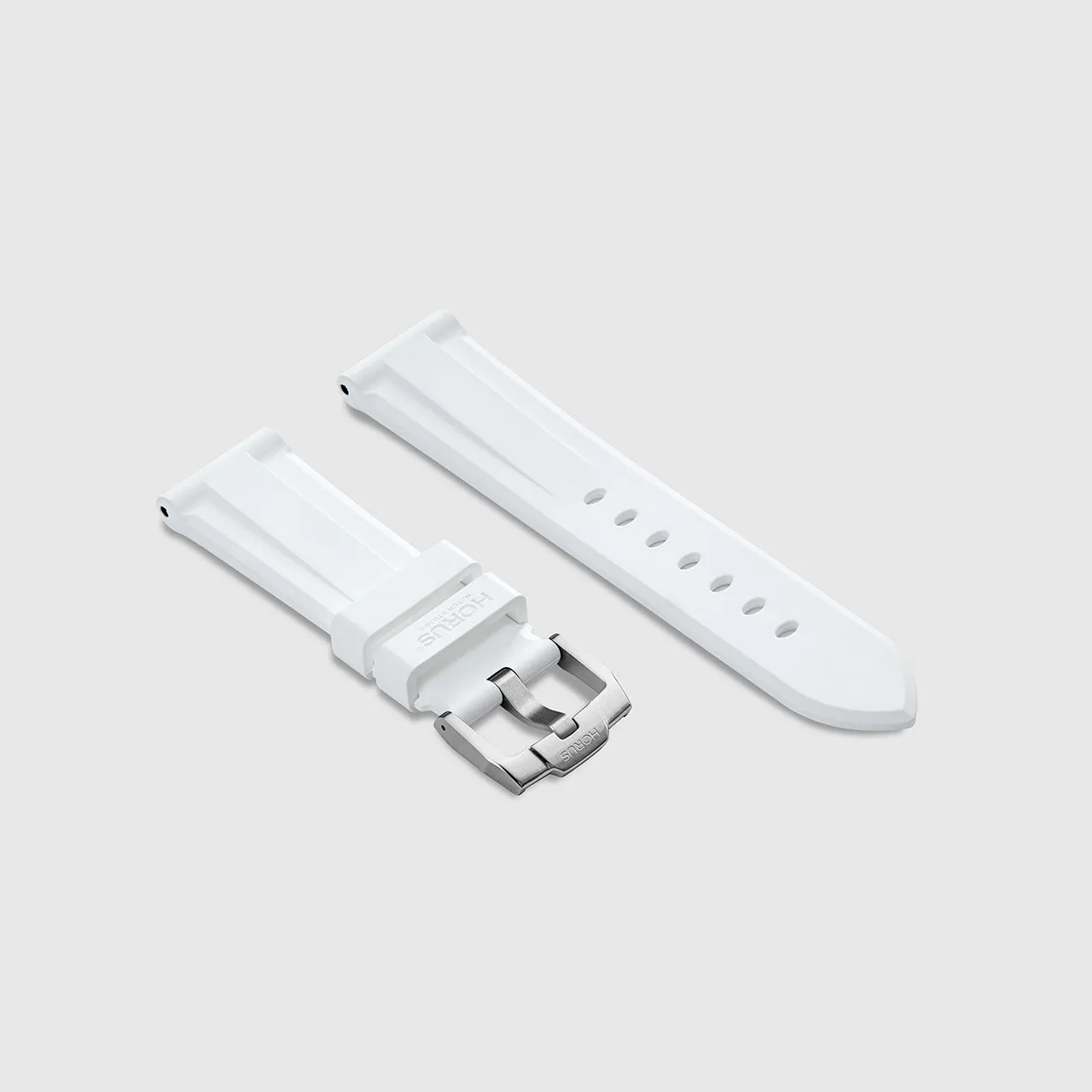 FKM Rubber Strap for Panerai Radiomir - Polar White