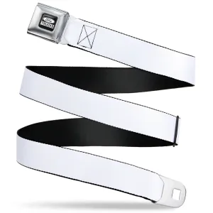 Ford Trucks Seatbelt Belt - White Webbing