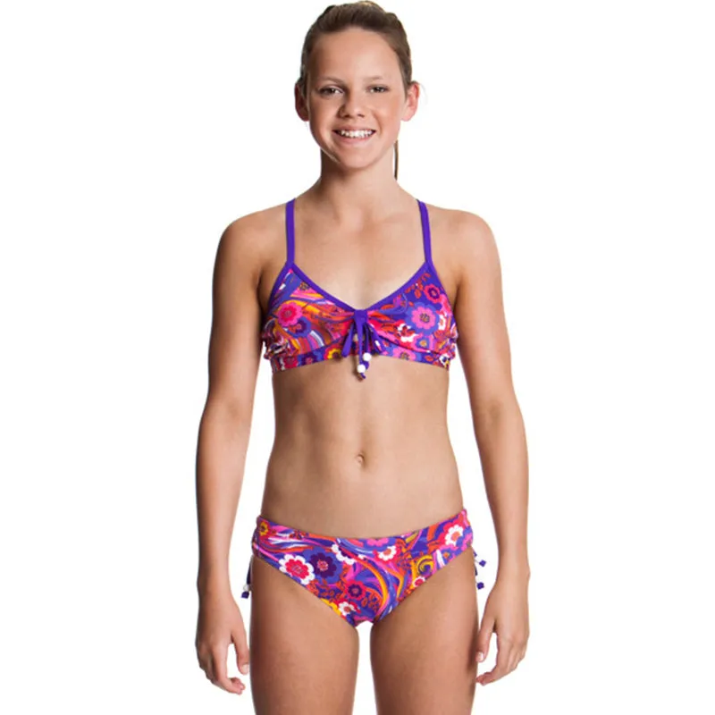Funkita - Kiss Me Quick - Girls Tie Detail Two Piece