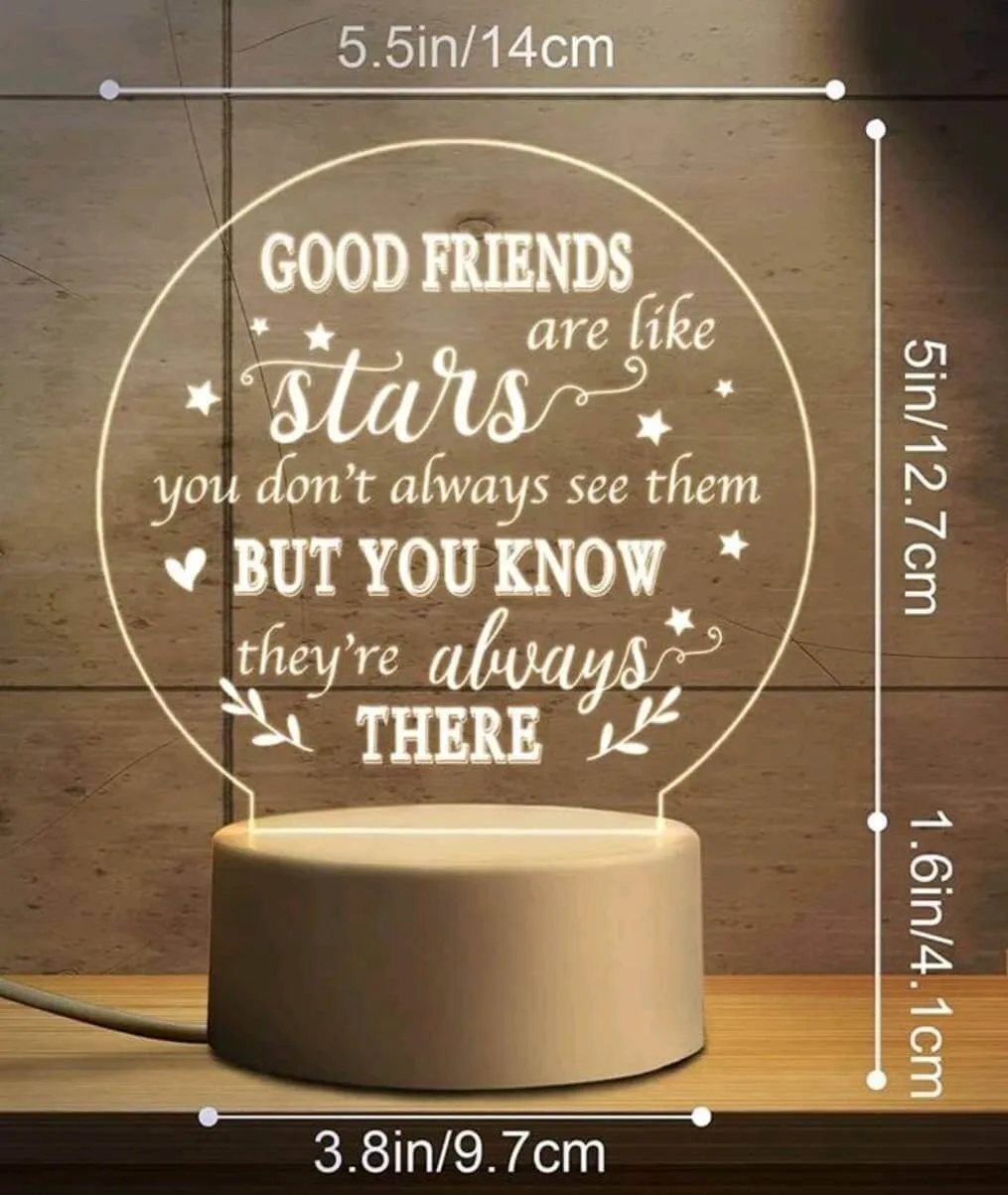 Gift - LED heart - good friends