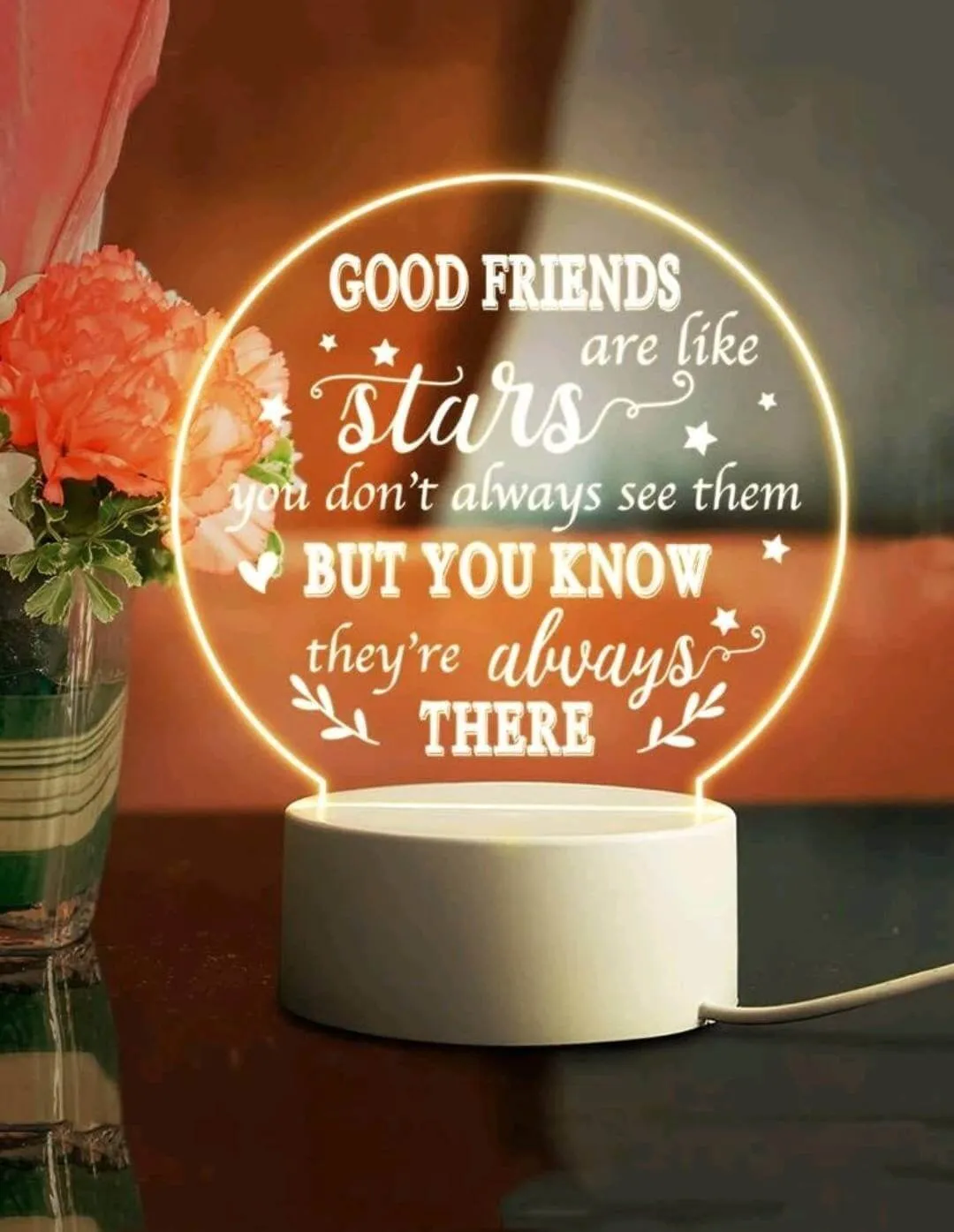 Gift - LED heart - good friends