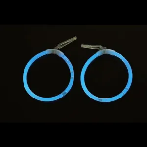 Glow In The Dark Hoop Earrings - Single Color