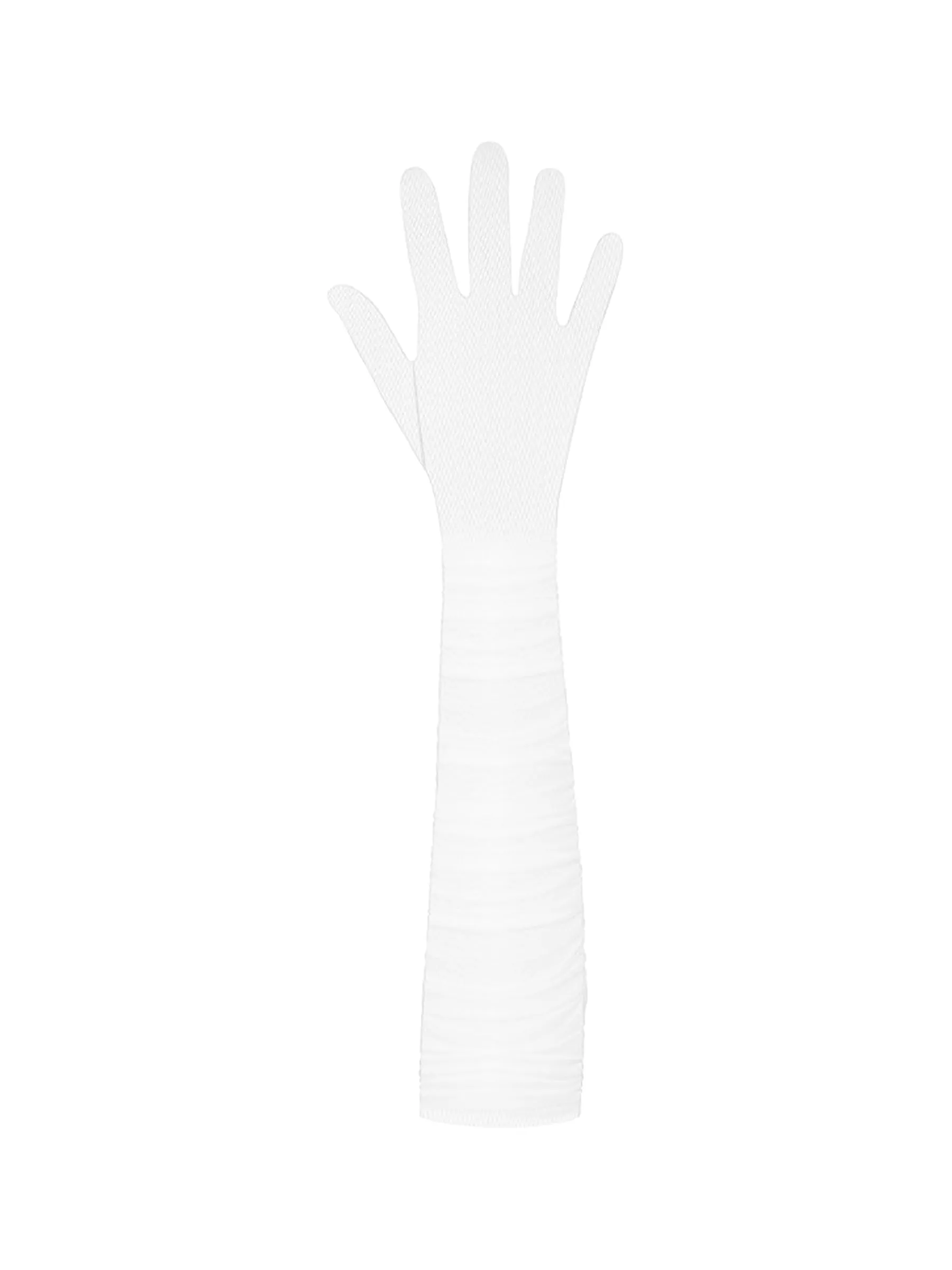 Grace White Long Gloves