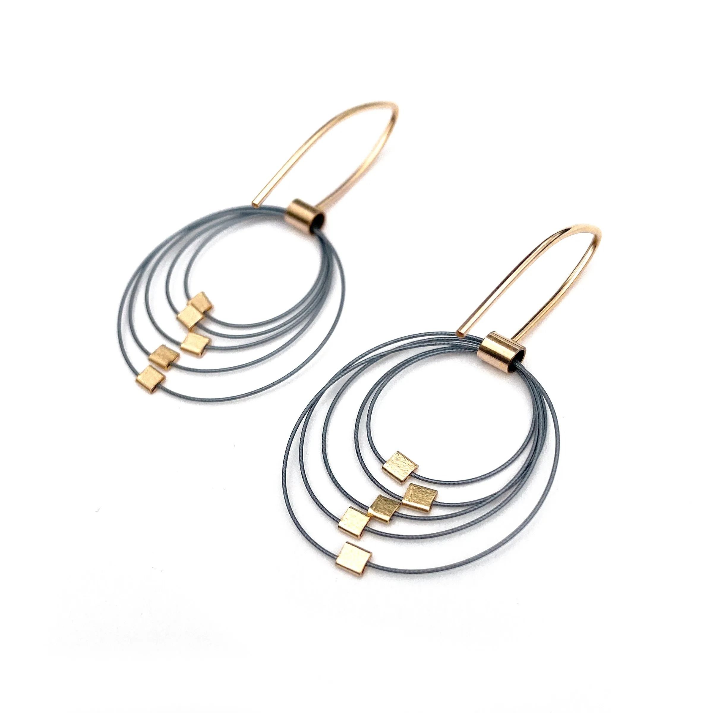 Grad Circle Hook Earrings (SINGLE EARRING ORDERING)