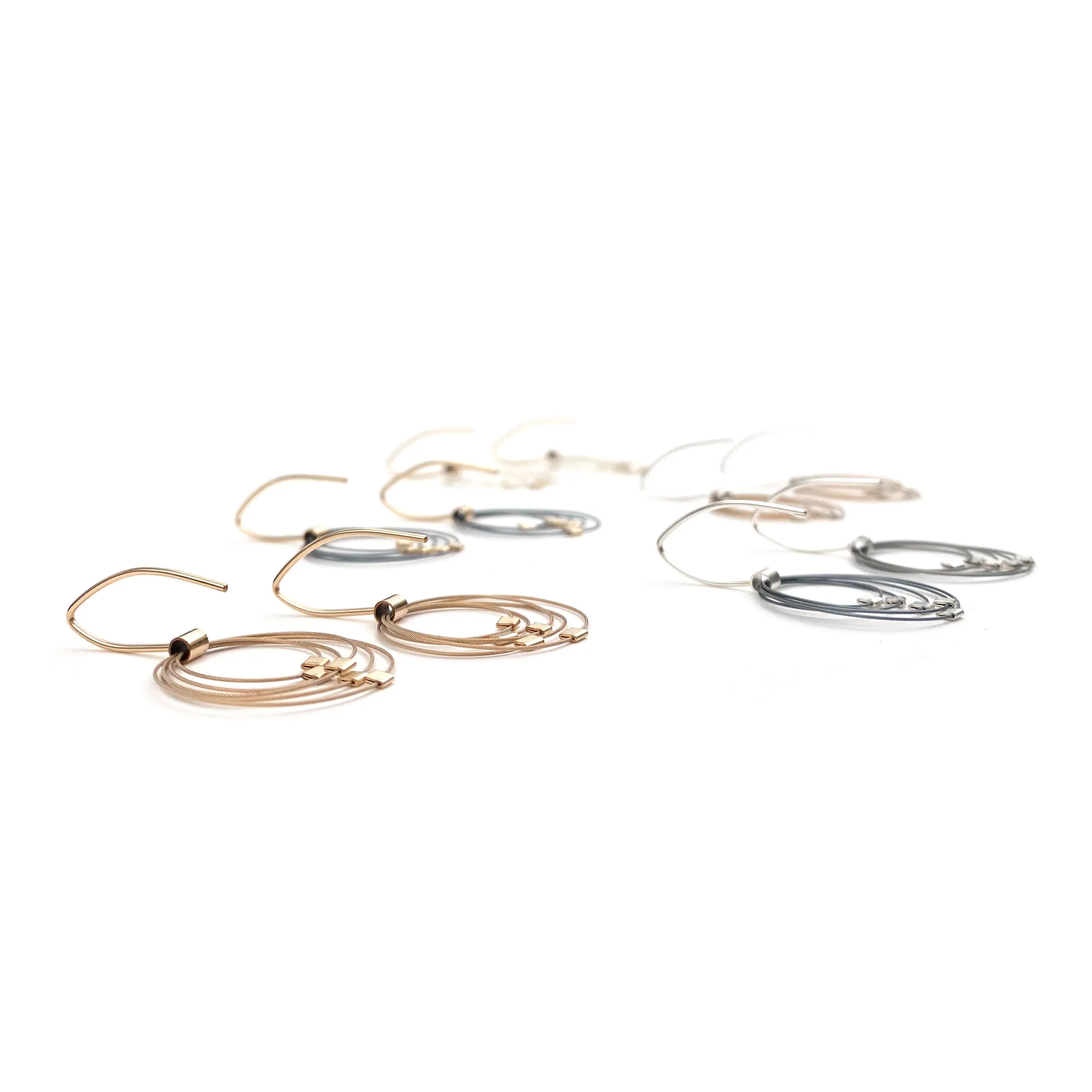 Grad Circle Hook Earrings (SINGLE EARRING ORDERING)