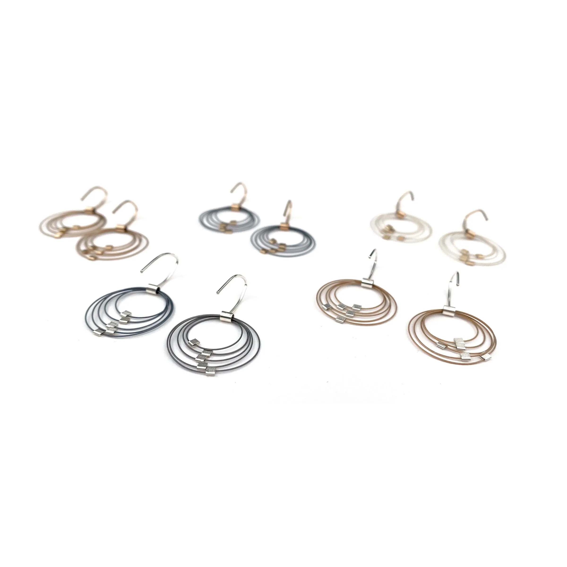 Grad Circle Hook Earrings (SINGLE EARRING ORDERING)