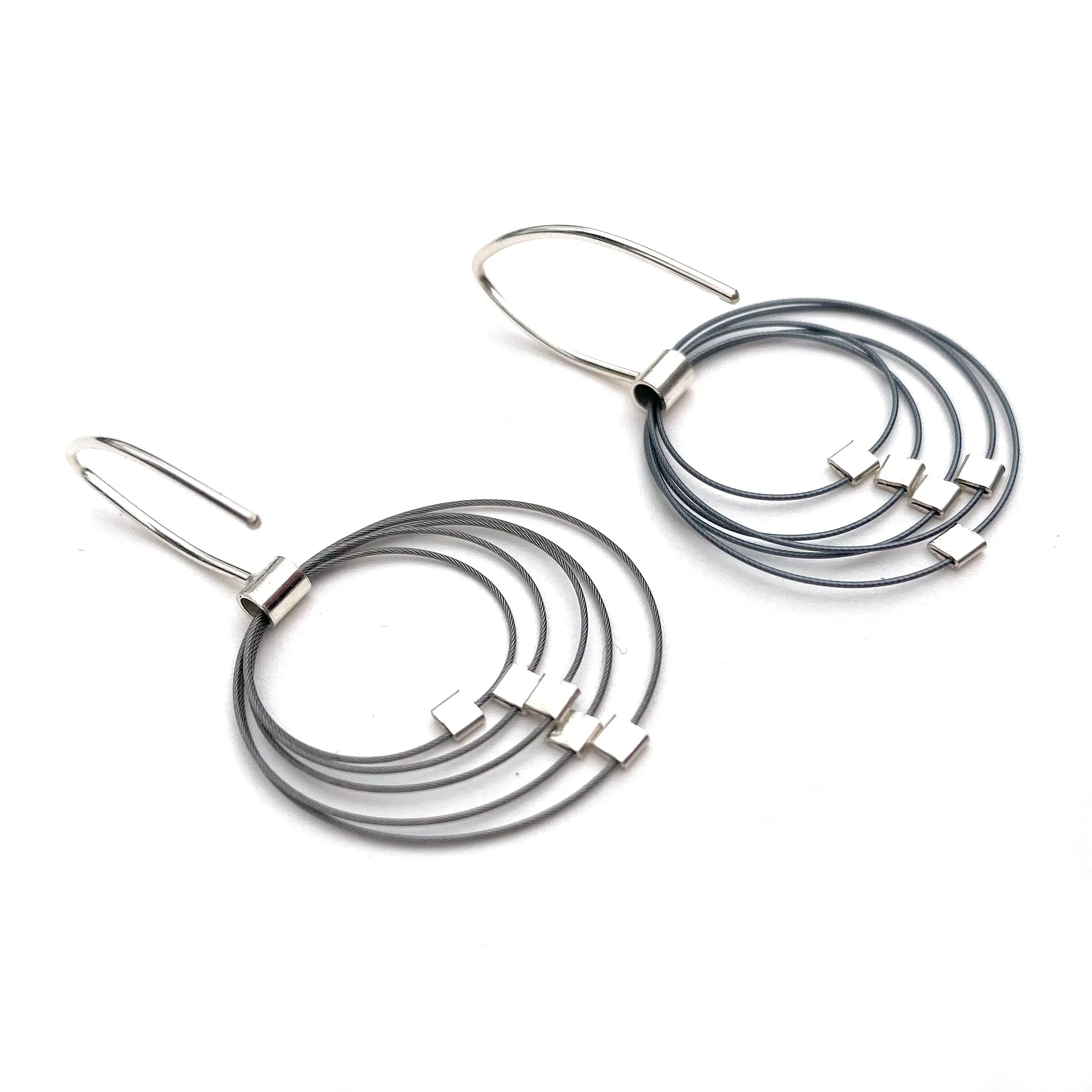 Grad Circle Hook Earrings (SINGLE EARRING ORDERING)