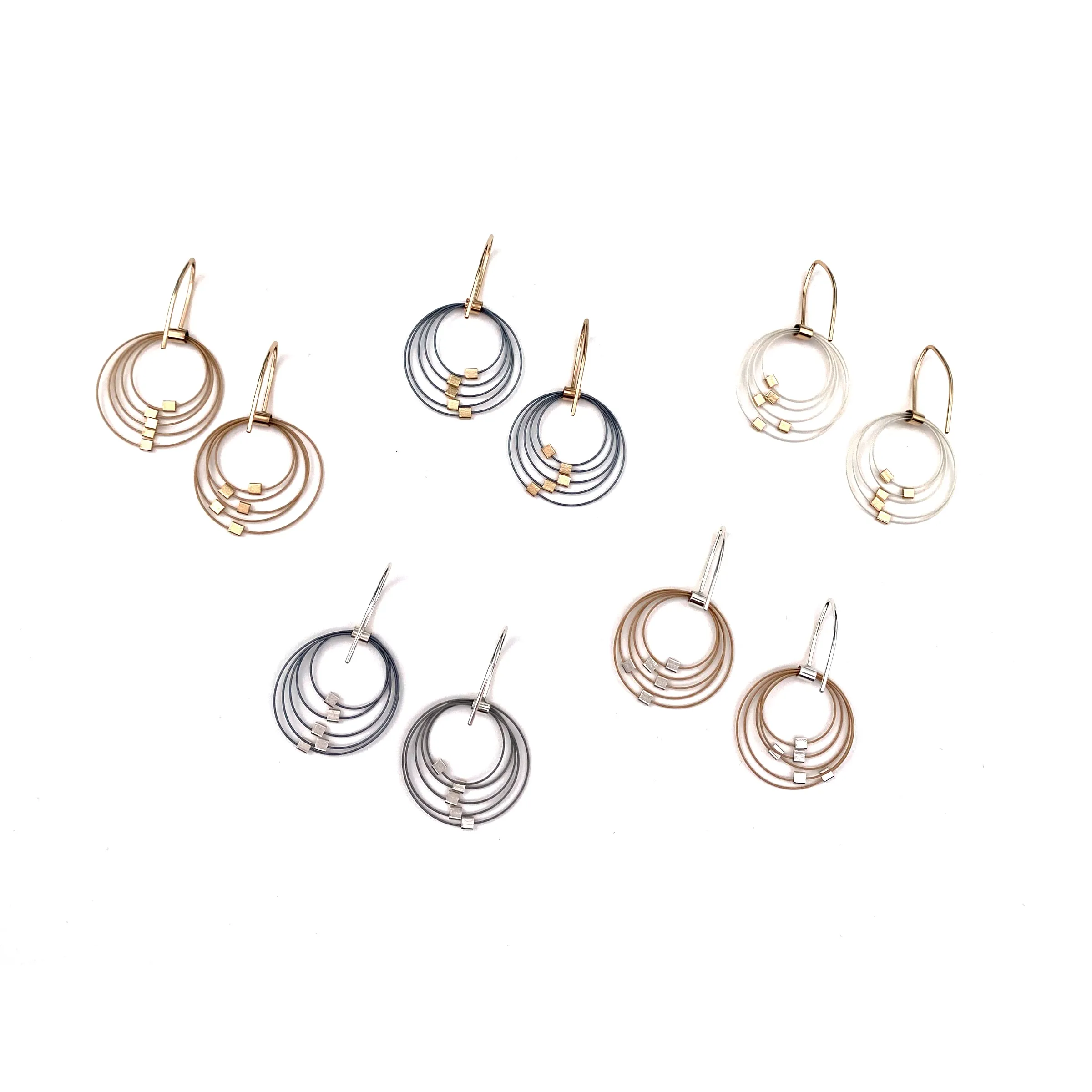 Grad Circle Hook Earrings (SINGLE EARRING ORDERING)