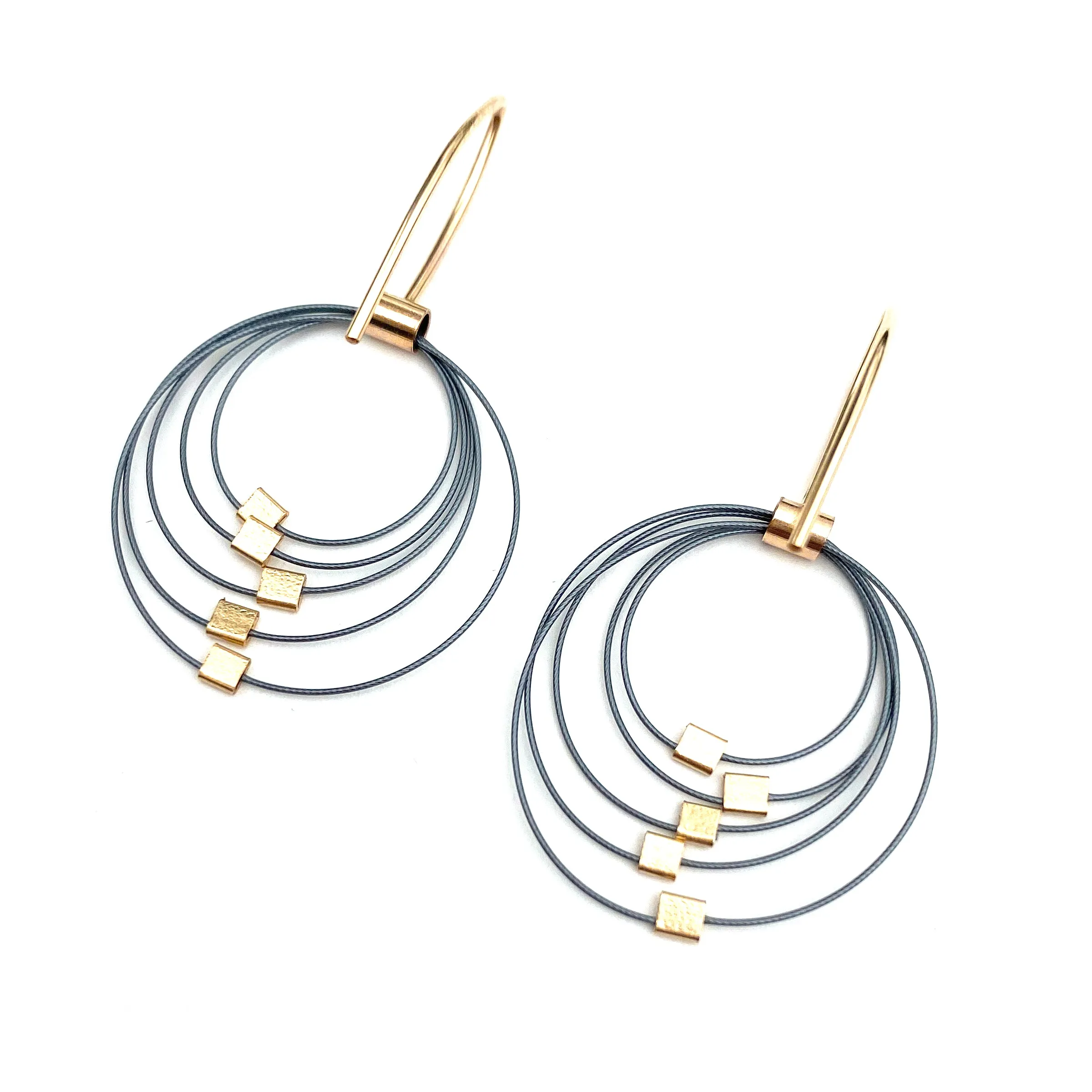 Grad Circle Hook Earrings (SINGLE EARRING ORDERING)