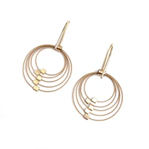 Grad Circle Hook Earrings (SINGLE EARRING ORDERING)