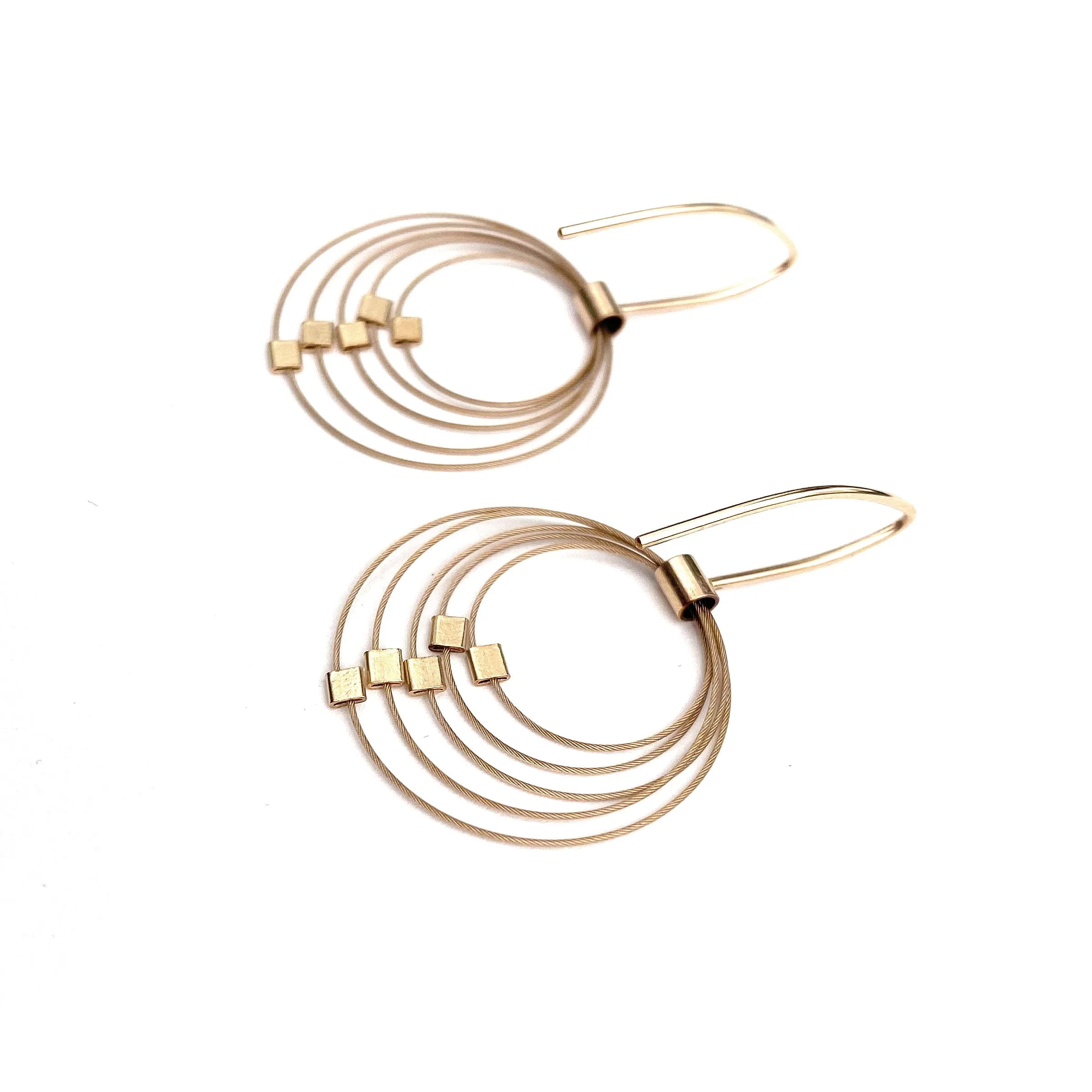 Grad Circle Hook Earrings (SINGLE EARRING ORDERING)