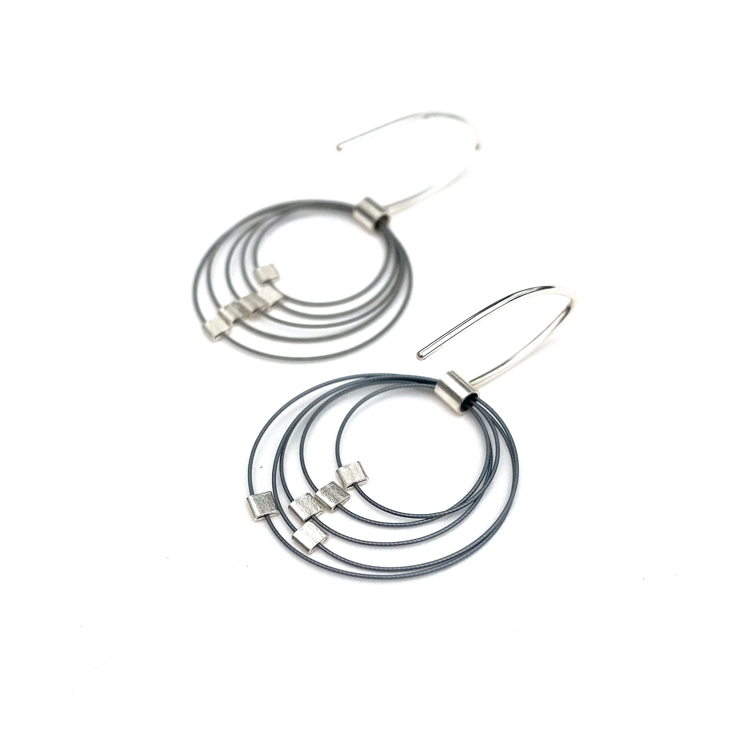 Grad Circle Hook Earrings (SINGLE EARRING ORDERING)