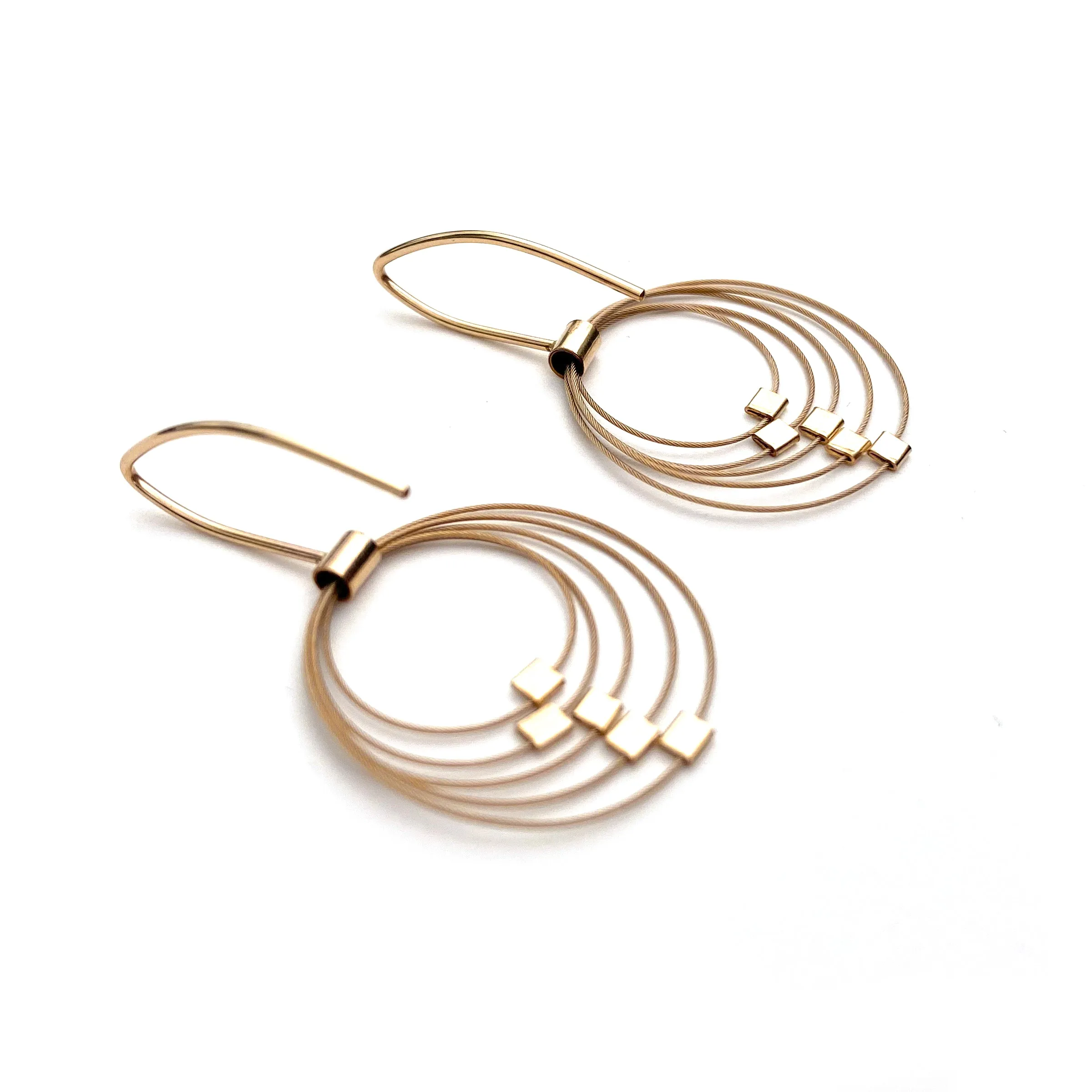 Grad Circle Hook Earrings (SINGLE EARRING ORDERING)