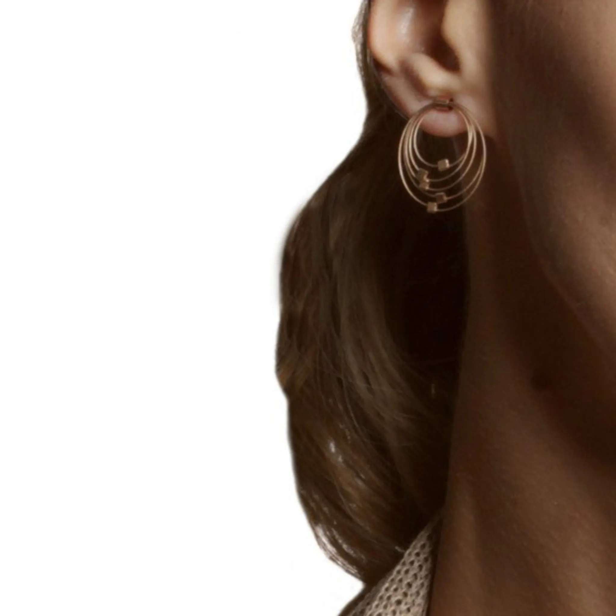 Grad Circle Hook Earrings (SINGLE EARRING ORDERING)