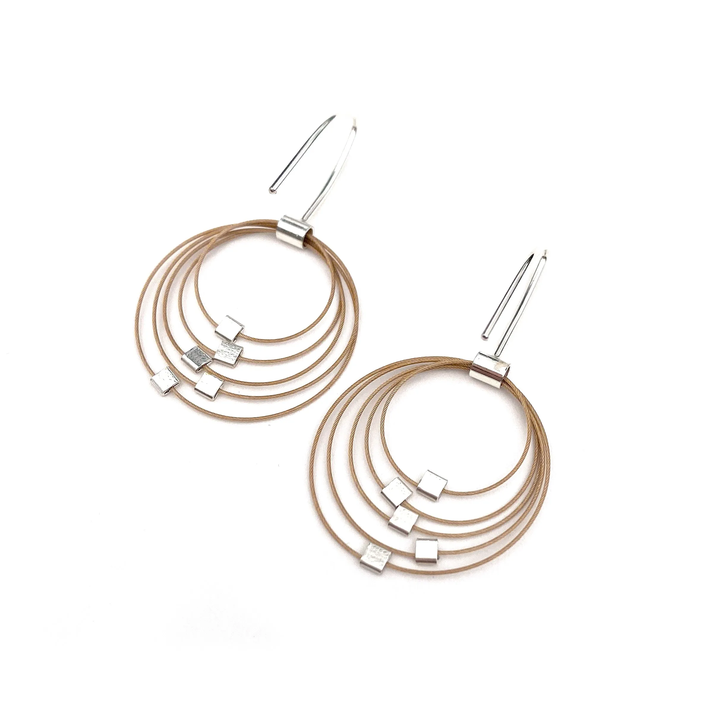 Grad Circle Hook Earrings (SINGLE EARRING ORDERING)