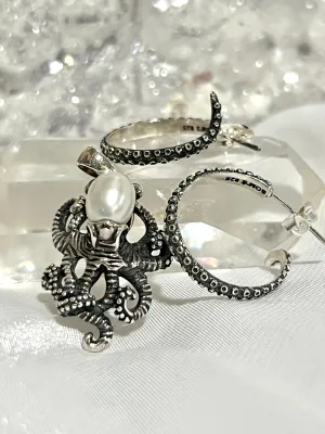 Handcrafted Octopus Tentacle Hoops