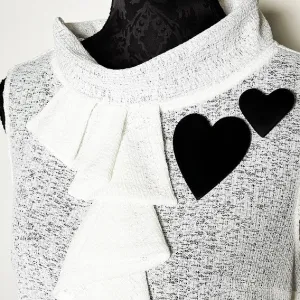 Heart Brooch - Matte Black