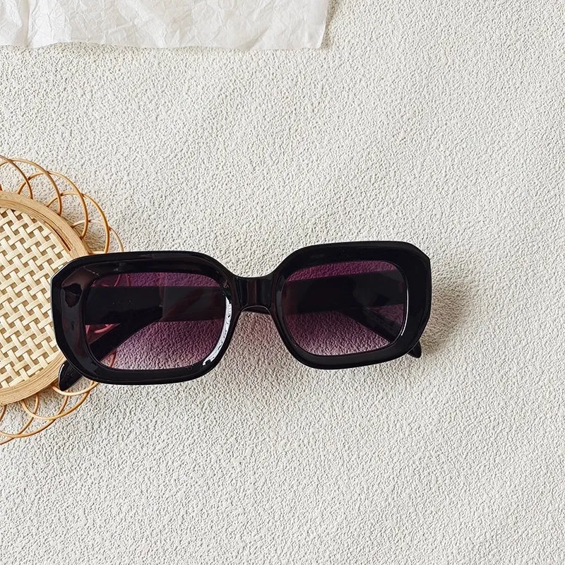 Ig Style Vacation Cool Style Solid Color Pc Resin Oval Frame Full Frame Women's Sunglasses
