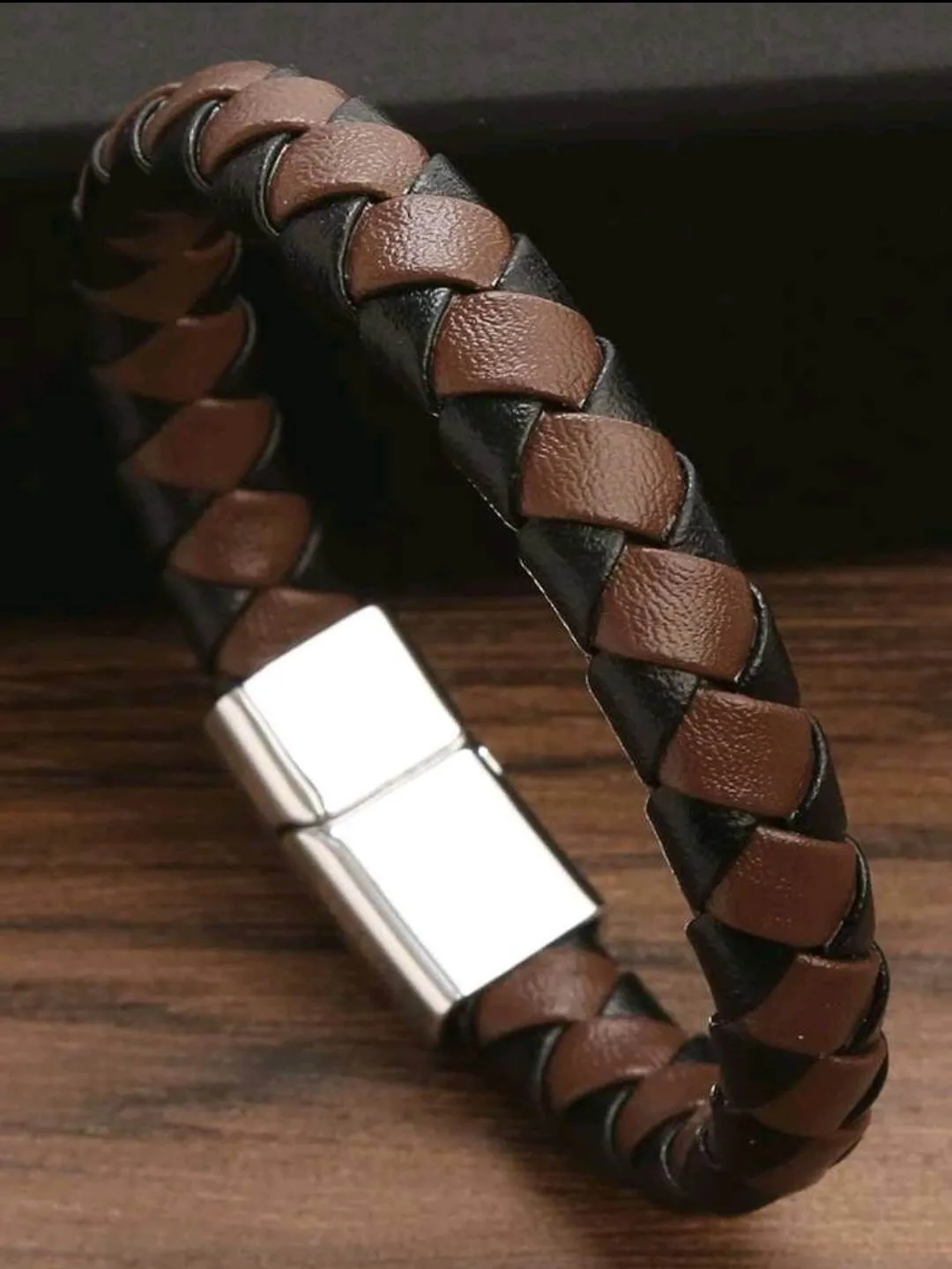 Jewellery - Unisex - bracelet - brown braided