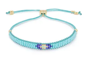 Jump Aqua Beaded Bracelet