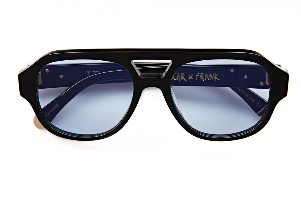 LE STYLE/ GLOSS BLACK  - Blue Lens