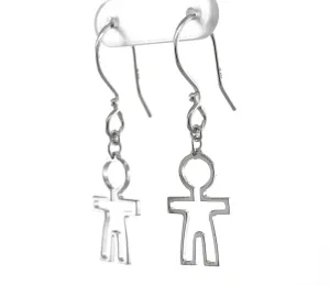 Little Man Shaped Earrings