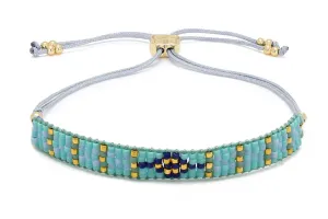 Matira Blue Beaded Friendship Bracelet