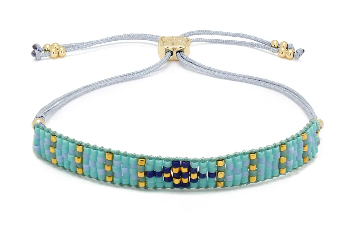 Matira Blue Beaded Friendship Bracelet