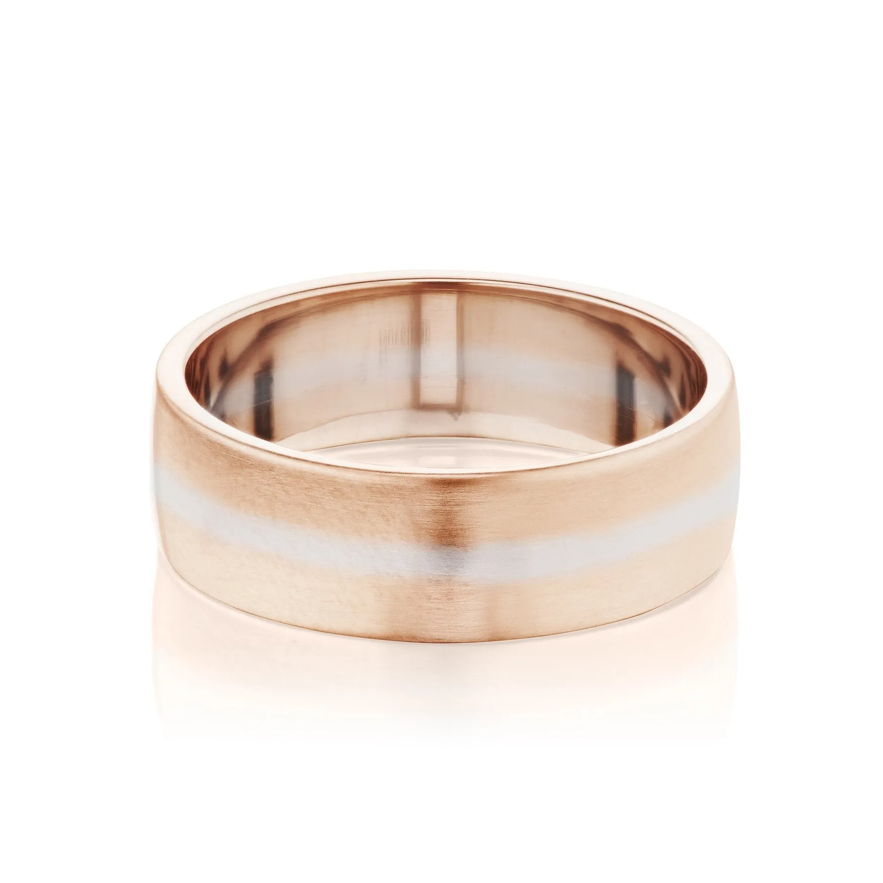 Men‘s Two Tone Wedding Band