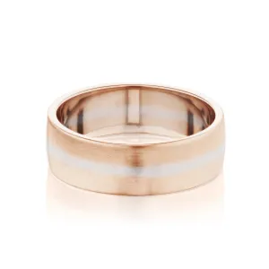 Men‘s Two Tone Wedding Band