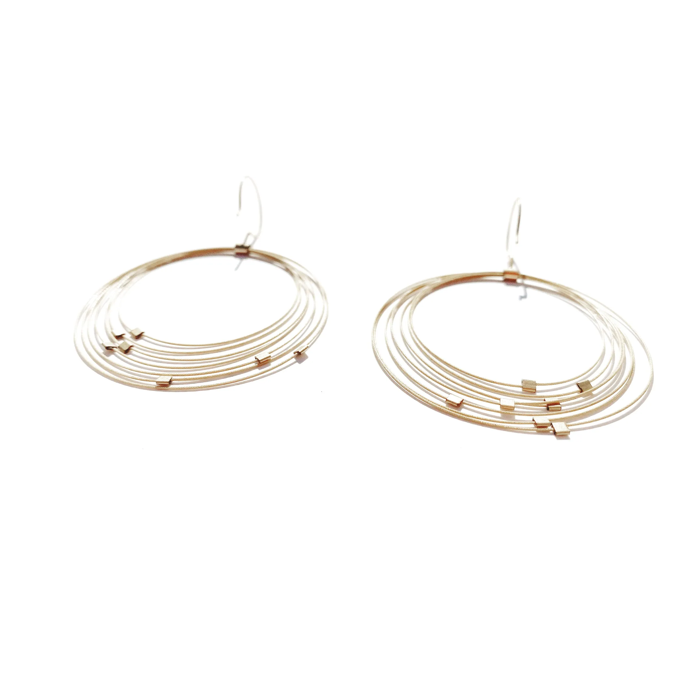 MPR x Golden Glow Earrings: Rings Hooks