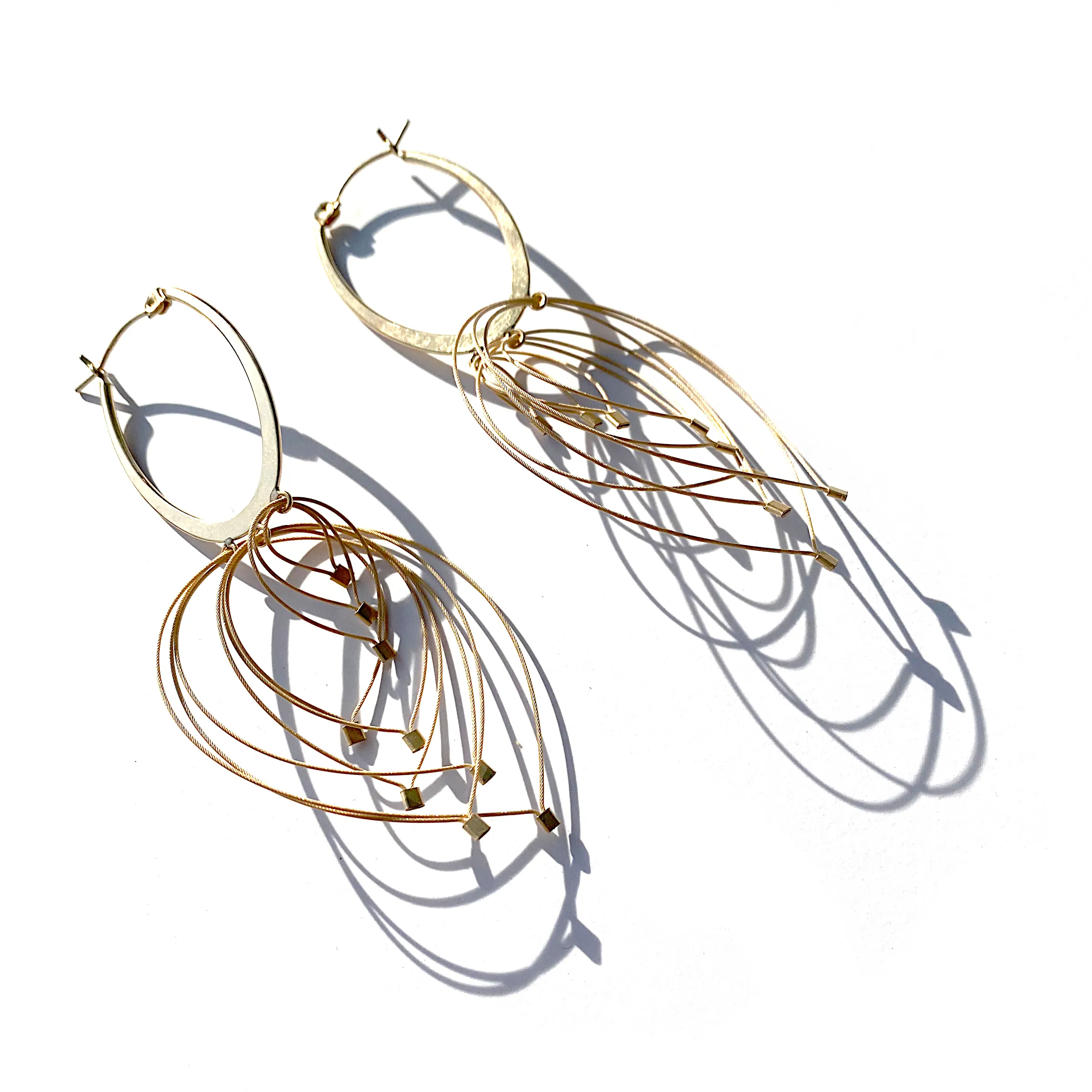 MPR x Golden Glow Earrings: Teardrop Drip Hoops
